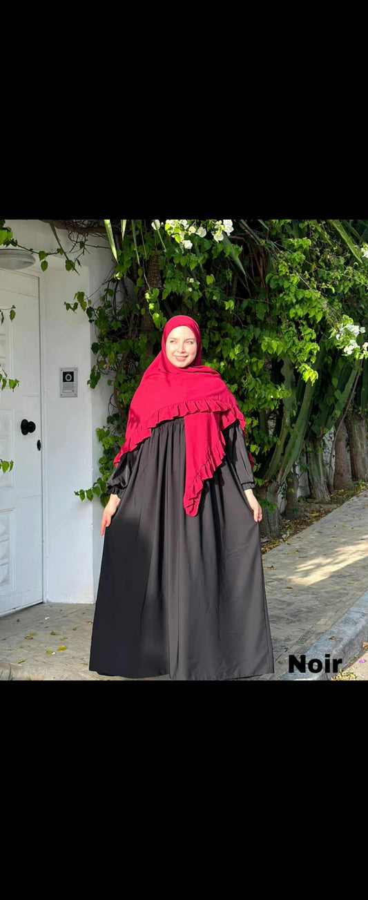 Robe Longue Caramel Élégante – Style Modeste et Confort Absolu