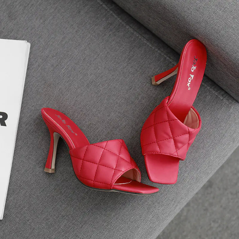 Sandales à talons chic