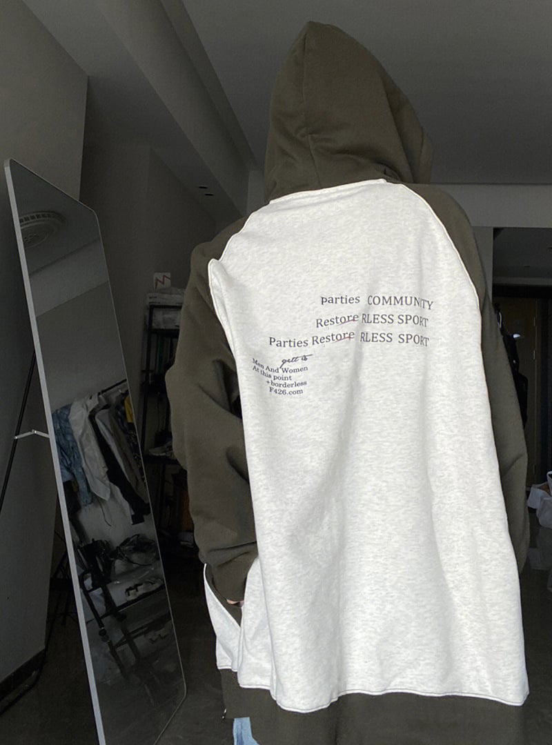 Sweat à capuche ample unisexe – Style décontracté et confortable