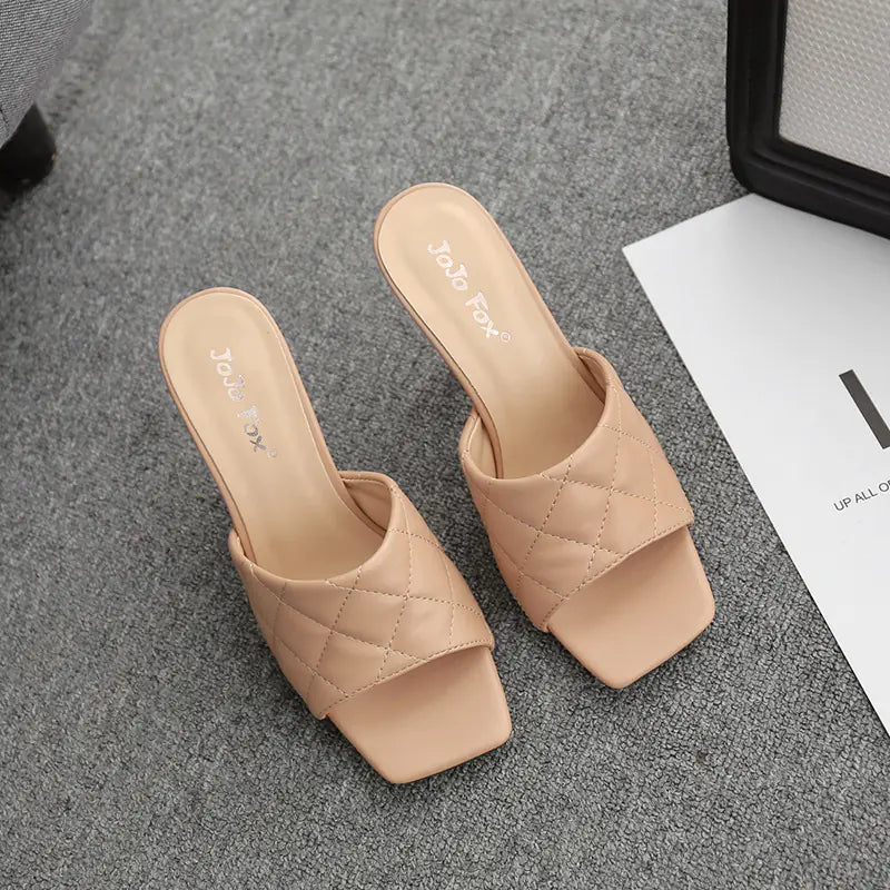 Sandales à talons chic