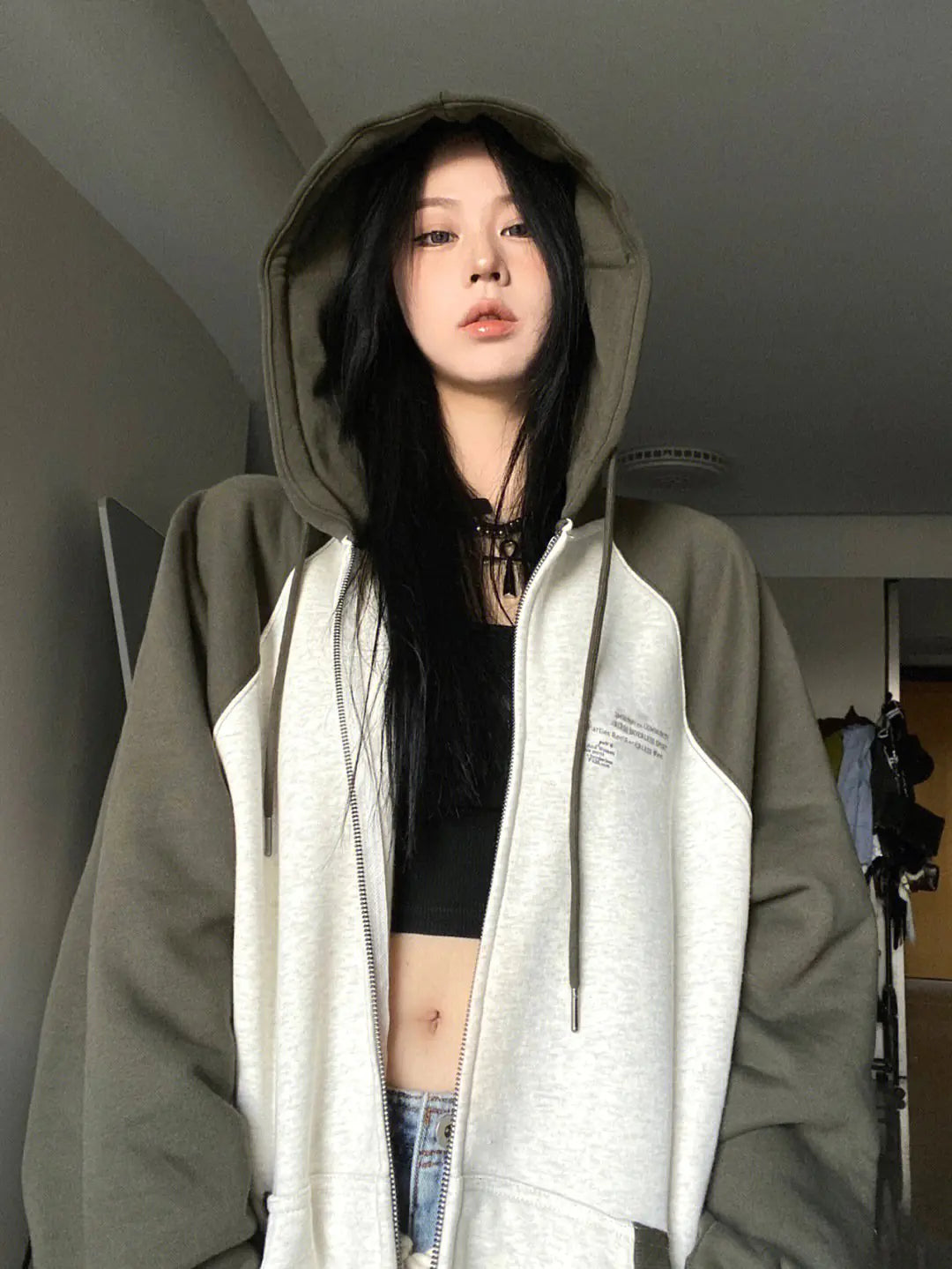 Sweat à capuche ample unisexe – Style décontracté et confortable